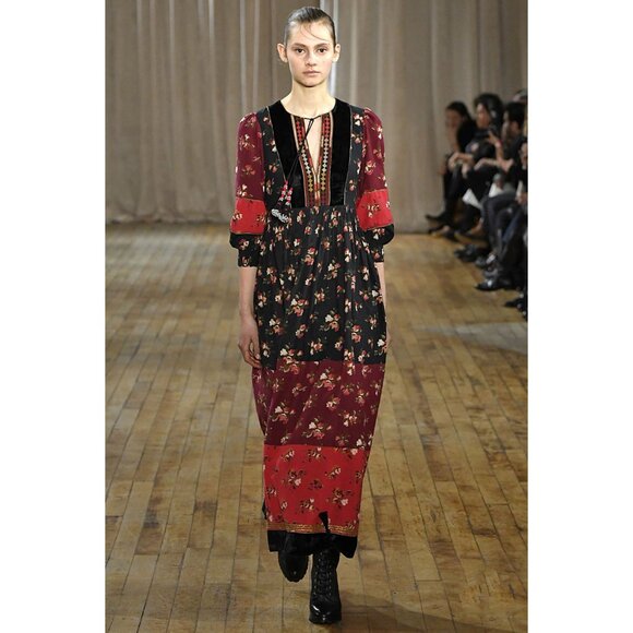 ULLA JOHNSON SUZANA MAXI DRESS RUNWAY SZ 4 NWT - Picture 1 of 14